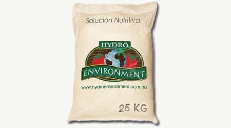 Costal de Solución Nutritiva para Forraje Verde Hidropónico para 16,667 litros (25 kg) (tasa 0%)